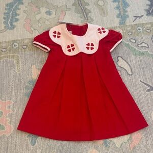 The Beaufort Bonnet Company red corduroy  Dress (3T)